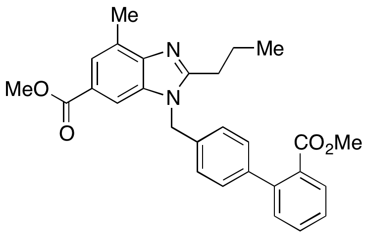 1-[[2’-(Methoxycarbonyl)[1,1’-biphenyl]-4-yl]methyl]-4-methyl-2-propyl-1H-benzimidazole-6-carboxylic Acid Methyl Ester