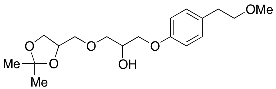 1-[(2,2-Dimethyl-1,3-dioxolan-4-yl)methoxy]-3-[4-(2-methoxyethyl)phenoxy]-2-propanol