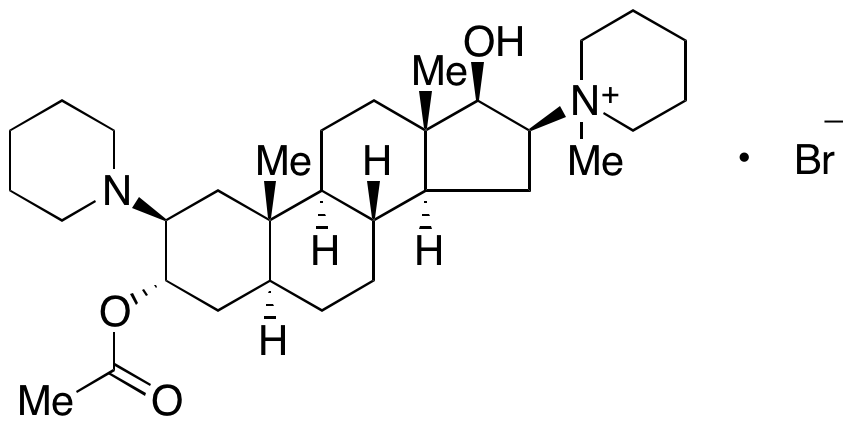 1-[(2β,3α,5α,16β,17β)-3-(Acetyloxy)-17-hydroxy-2-(1-piperidinyl)androstan-16-yl]-1-methylpiperidinium Bromide