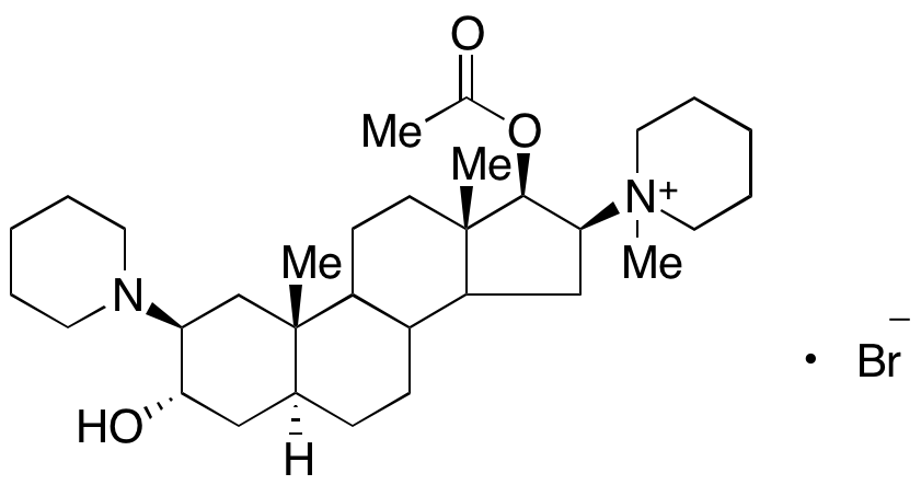 1-[(2β,3α,5α,16β17β)-17-Acetyloxy-3-hydroxy-2-(1-piperidinyl)androstan-16-yl]-1-methylpiperidinium Bromide