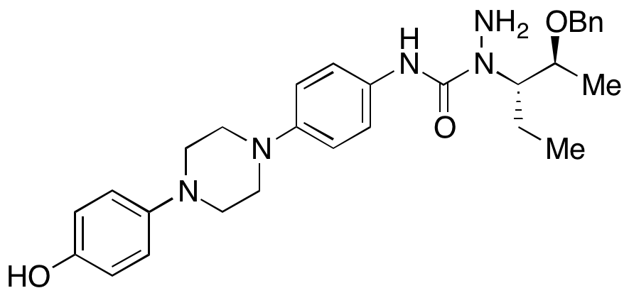 1-((2S,3S)-2-(Benzyloxy)pentan-3-yl)-N-(4-(4-(4-hydroxyphenyl)piperazin-1-yl)phenyl)hydrazinecarboxamide