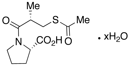 1-[(S)-3-(Acetylthio)isobutyryl]-L-proline Hydrate