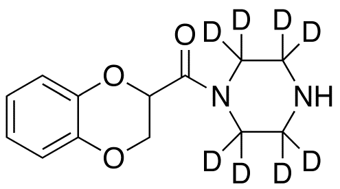 1-(1,4-Benzodioxan-2-ylcarbonyl)piperazine-d8