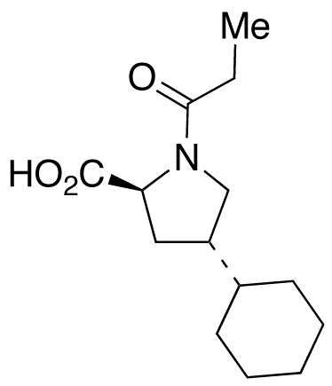 1-(1-Oxopropyl)-(4S)-4-cyclohexyl-L-proline