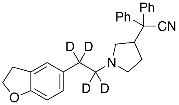 1-[2-(2,3-Dihydro-5-benzofuranyl)ethyl-d4]-α,α-diphenyl-3-pyrrolidineacetonitrile