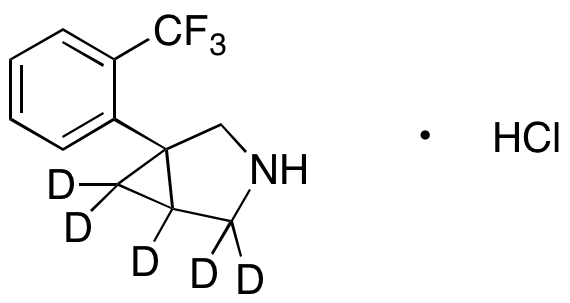 1-[2-(Trifluoromethyl)phenyl]-3-azabicyclo[3.1.0]hexane Hydrochloride-d5