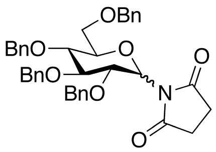 1-[2,3,4,6-Tetrakis-O-(phenylmethyl)-D-glucopyranosyl]-2,5-pyrrolidinedione