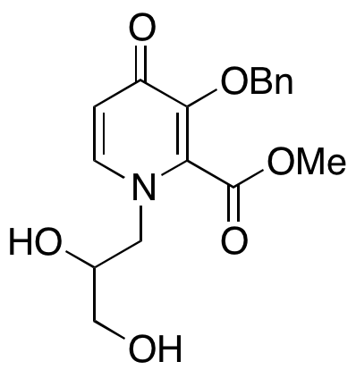 1-(2,3-Dihydroxypropyl)-4-oxo-3-[(phenylmethyl)oxy]-1,4-dihydro-2-pyridinecarboxylic Acid Methyl Ester