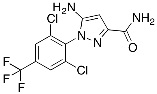 1-(2,6-Dichloro-4-trifluoromethylphenyl)-3-carboxamido-5-aminopyrazole