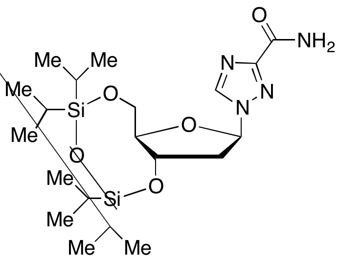 1-[2-Deoxy-3,5-O-[1,1,3,3-tetrakis(1-methylethyl)-1,3-disiloxanediyl]-β-D-erythro-pentofuranosyl]-1H-1,2,4-triazole-3-carboxamide