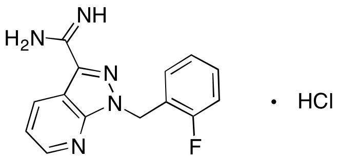 1-(2-Fluorobenzyl)-1H-pyrazolo[3,4-b]pyridine-3-carboximidamide Hydrochloride