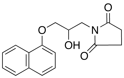 1-[2-Hydroxy-3-(1-naphthalenyloxy)propyl]-2,5-pyrrolidinedione