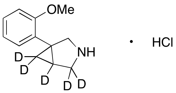 1-(2-Methoxyphenyl)-3-azabicyclo[3.1.0]hexane Hydrochloride-d5