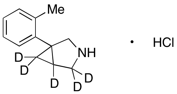 1-(2-Methylphenyl)-3-azabicyclo[3.1.0]hexane Hydrochloride-d5