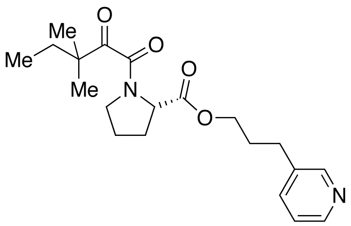 1-(3,3-Dimethyl-1,2-dioxopentyl)-L-proline 3-(3-pyridinyl)propyl Ester