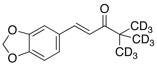 1-(3,4-Methylenedioxyphenyl)-4,4-dimethyl-d6-pent-1-en-3-one-d3