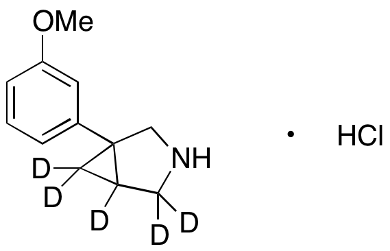 1-(3-Methoxyphenyl)-3-azabicyclo[3.1.0]hexane Hydrochloride-d5