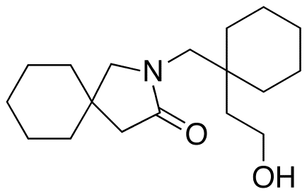 1-(3-Oxo-2-aza-spiro[4,5]dec-2-ylmethyl)cyclohexaneethanol