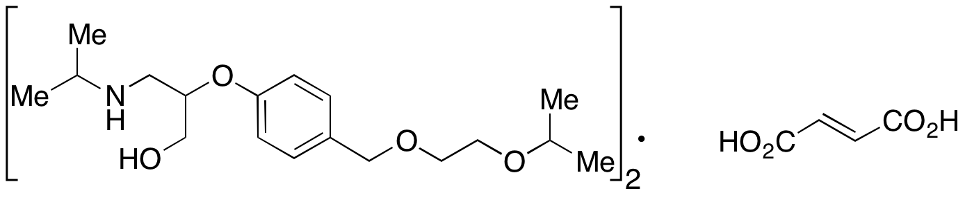 1-[4-[[2-(1-Methylethoxy)ethoxy]methyl]phenoxy]-2-[(1-methylethyl)amino]-1-methylethanol Hemifumarate (Bisoprolol Hemifumarate Impurity)