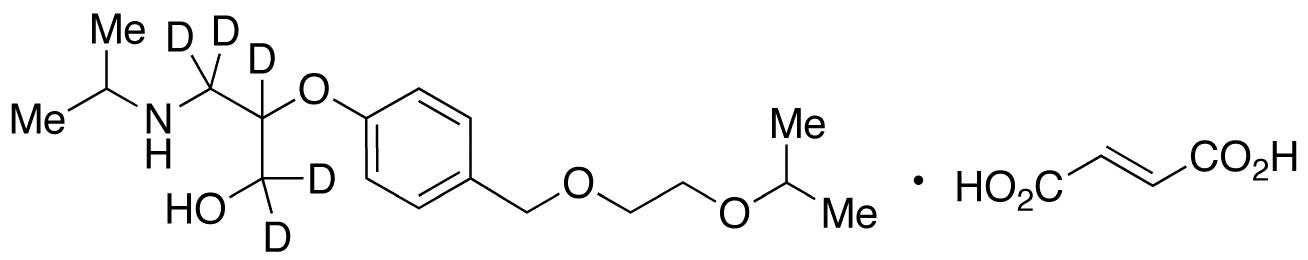 1-[4-[[2-(1-Methylethoxy)ethoxy]methyl]phenoxy]-2-[(1-methylethyl)amino]-1-methylethanol-d5 Fumarate (Bisoprolol Fumarate Impurity)