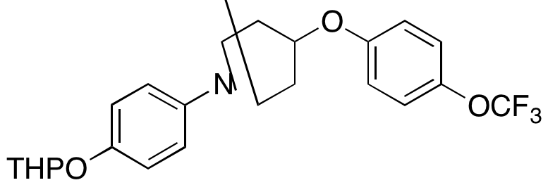 1-[4-[(Tetrahydro-2H-pyran-2-yl)oxy]phenyl]-4-[4-(trifluoromethoxy)phenoxy]piperidine