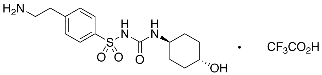 1-[4-(2-Aminoethylphenyl)sulfonyl]-3-(trans-4-hydroxycyclohexyl)urea Trifluoroacetic Acid Salt