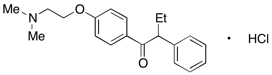 1-[4-[2-Dimethylamino)ethoxy]phenyl]-2-phenyl-1-butanone Hydrochloride