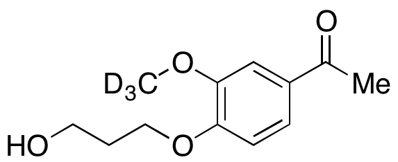 1-[4-(3-Hydroxypropoxy)-3-methoxyphenyl]-ethanone-d3