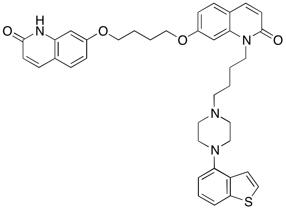 1-(4-(4-(Benzo[b]thiophen-4-yl)piperazin-1-yl)butyl)-7-(4-((2-oxo-1,2-dihydroquinolin-7-yl)oxy)butoxy)quinolin-2(1H)-one