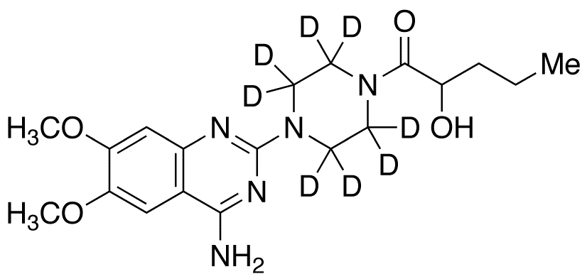 1-[4-(4-Amino-6,7-dimethoxy-2-quinazolinyl)-1-piperazinyl]-2-hydroxy-1-pentanone-d8