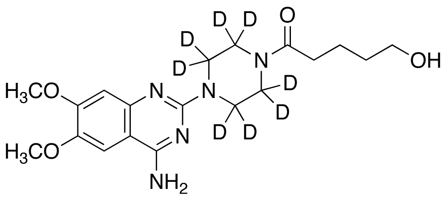 1-[4-(4-Amino-6,7-dimethoxy-2-quinazolinyl)-1-piperazinyl]-5-hydroxy-1-pentanone-d8