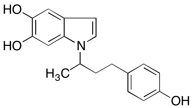 1-(4-(4-Hydroxyphenyl)butan-2-yl)-1H-indole-5,6-diol