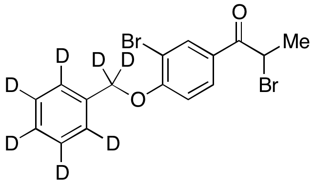 1-(4-(Benzyloxy)-3-bromophenyl)-2-bromopropan-1-one-d7