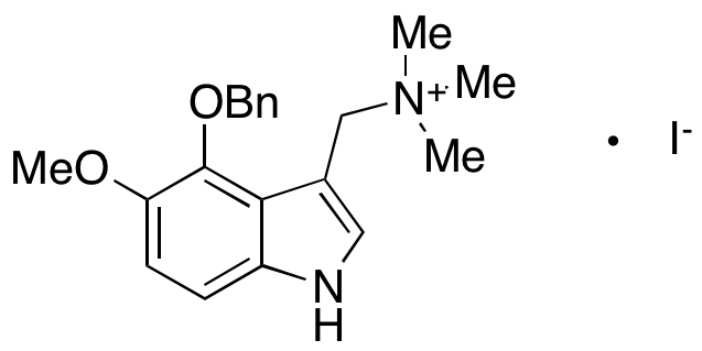 1-(4-(Benzyloxy)-5-methoxy-1H-indol-3-yl)-N,N,N-trimethylmethanaminium Iodide