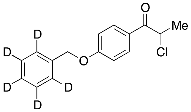 1-(4-(Benzyloxy)phenyl)-2-chloropropan-1-one-d5