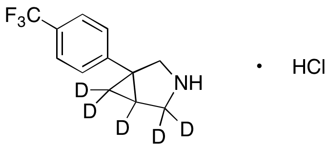 1-[4-(Trifluoromethyl)phenyl]-3-azabicyclo[3.1.0]hexane Hydrochloride-d5