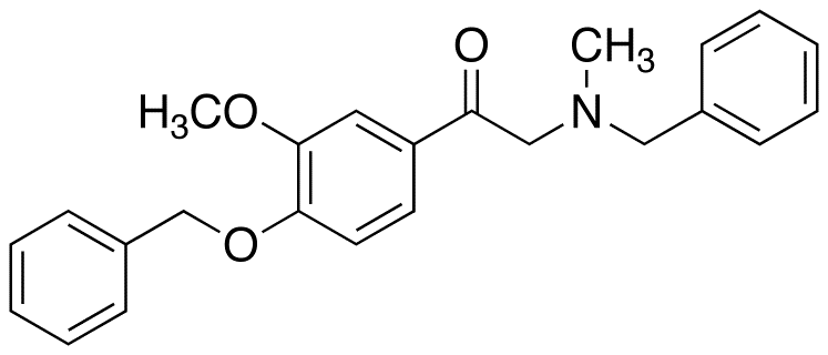 1-[4-Benzyloxy-3-methoxyphenyl]-2-[methyl(phenylmethyl)amino]ethanone