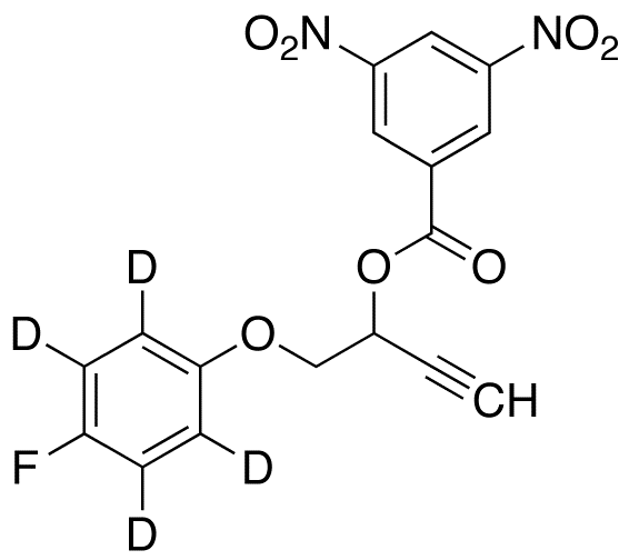 1-(4-Fluorophenoxy-d4)-2-(3,5-dinitrobenzoate)3-butyn-2-ol