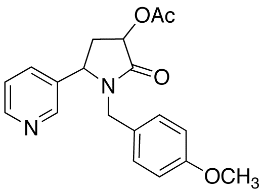 1-(4-Methoxybenzyl)-3-acetoxynorcotinine