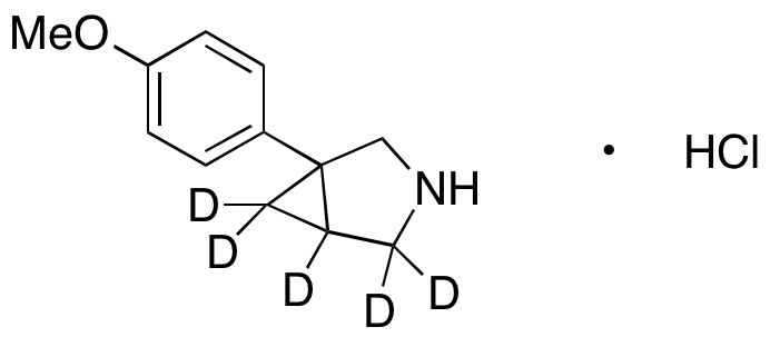 1-(4-Methoxyphenyl)-3-azabicyclo[3.1.0]hexane Hydrochloride-d5