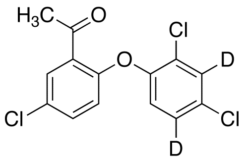 1-[5-Chloro-2-(2,4-dichlorophenoxy)phenylethanone]-d2 Major