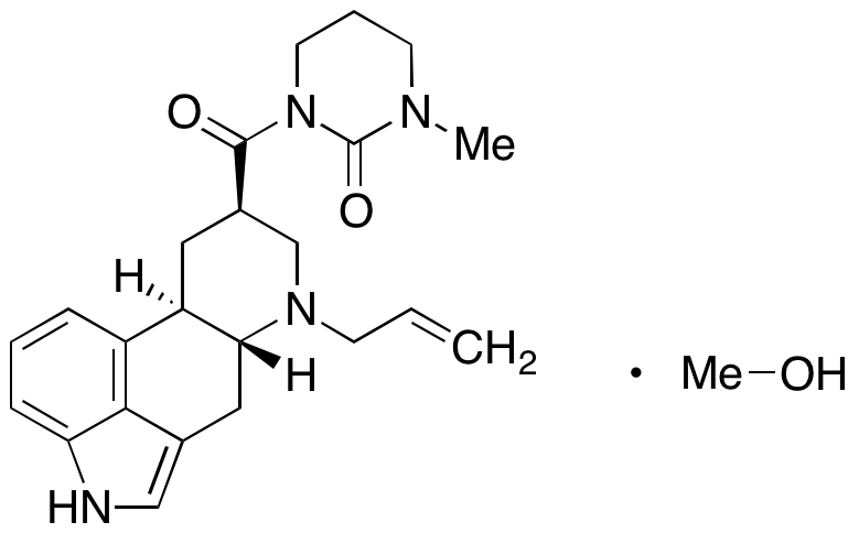 1-[6-(2-propenyl)-ergoline-8β-carbonyl]-3-methyl-perhydropyrimidine-2-one Methanolate