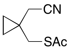 1-(Acetylthiomethyl)cyclopropaneacetonitrile