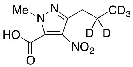 1-(Methyl)-4-nitro-3-(2,2,3,3,3-D5-propyl)-1H-pyrazole-5-carboxylic Acid