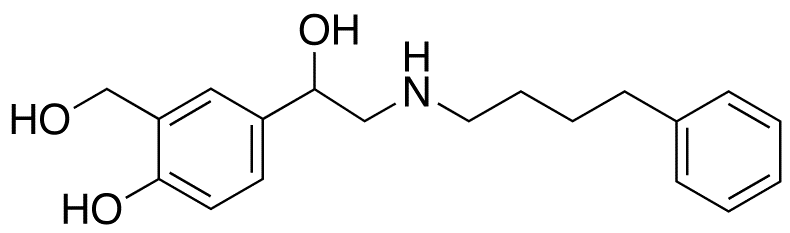 1-(RS)-1-[4-Hydroxy-3-(Hydroxymethylphenyl]-2-[(4-phenylbutyl)aminoethanol (Salmeterol EP Impurity A)