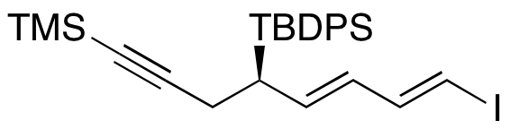 1,1’-[(1,1-Dimethylethyl)[[(1R,2E,4E)-5-iodo-1-[3-(trimethylsilyl)-2-propyn-1-yl]-2,4-pentadien-1-yl]oxy]silylene]bis-benzene