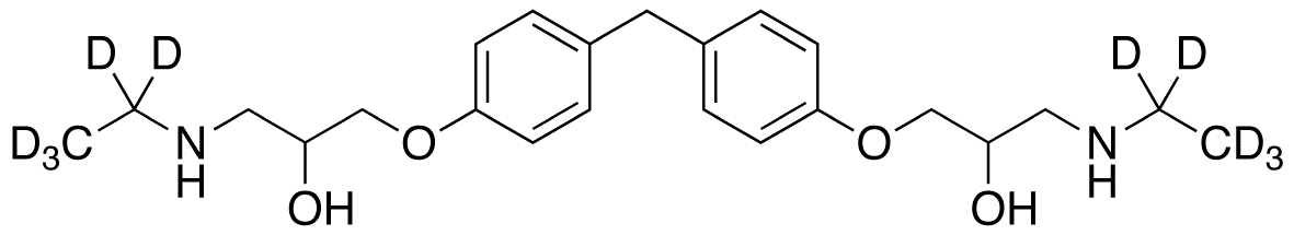 1,1’-[Methylenebis(4,1-phenyleneoxy)]bis[3-(1-ethylamino)-2-propanol]-d10