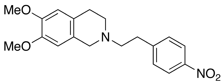 1,2,3,4-Tetrahydro-6,7-dimethoxy-2-[2-(4-nitrophenyl)ethyl]isoquinoline