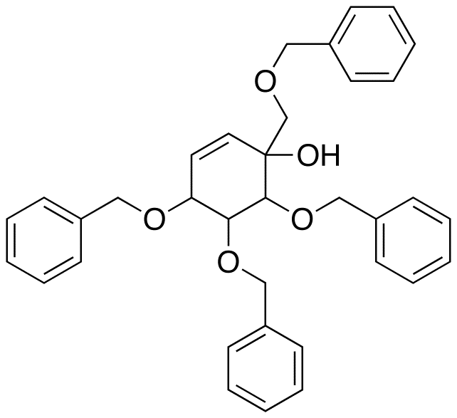 1,2,3-Tri-O-benzyl-4-[(benzyloxy)methyl]cyclohex-5-ene-1,2,3,4-tetraol