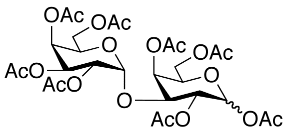 1,2,4,6-Tetra-O-acetyl-3-O-(2,3,4,6-tetra-O-acetyl-α-D-galactopyranosyl)-D-galactose